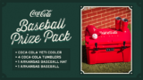 Chance for Free Cocacola Baseball Prize Pack