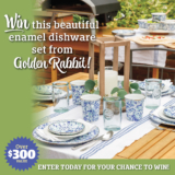 Free Golden Rabbit Dining Set