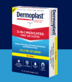 FREE Sample of Dermoplast 3-in-1 Medicated First Aid Cloths