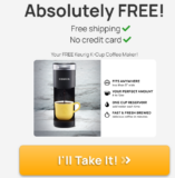 FREE Keurig K-Cup Coffee Maker