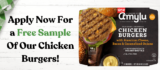  FREE Pack of Amylu Charbroiled Chicken Burgers!