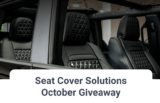 Seat Cover Solutions October Giveaway