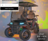  ZAC BROWN BAND LIMITED EDITION ICON GOLF CART GIVEAWAY!