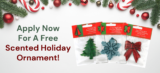FREE Holiday Scented Ornament! 🎄❄️❤️