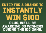 Instantly win $100 and more!