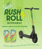 Chance to Win a Shasta Zero Sugar Mountain Rush electric scooter!