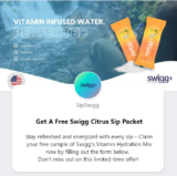 Free Samples of Swigg Vitamin Drink Mix